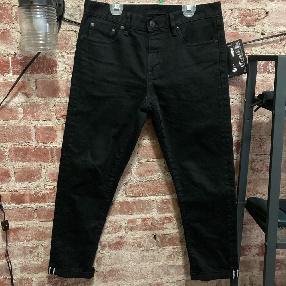 Uniqlo Black Selvedge Denim